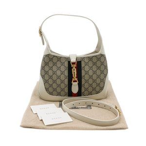 13115 - Gucci Jackie 1961 Medium Shoulder Bag White 636700